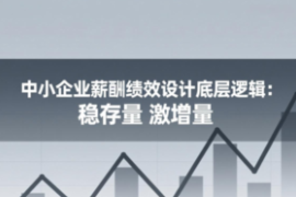 中小企业薪酬绩效激励方案设计的底层逻辑：存量稳根基、增量做激励！